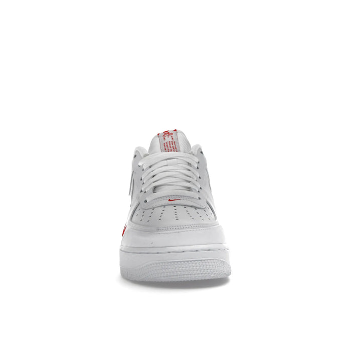 Nike Air Force 1 Low Reflective Swoosh White University Red