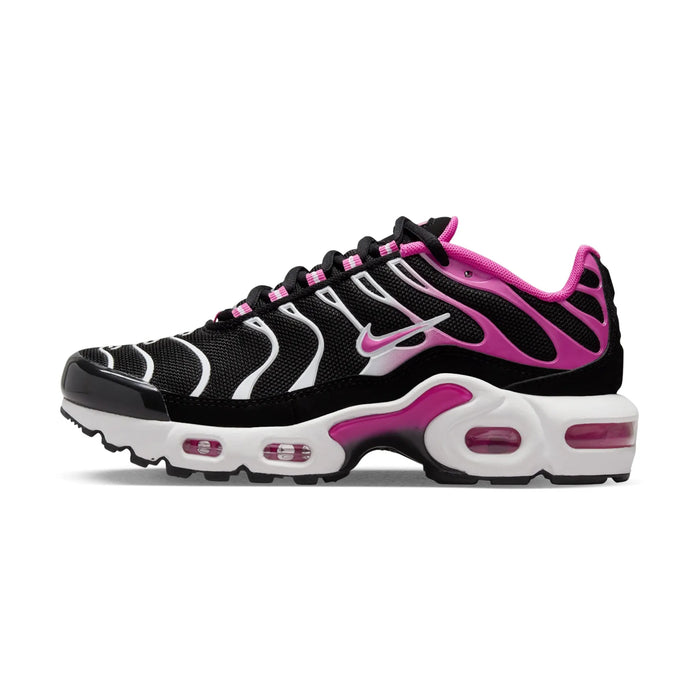 Nike Air Max Plus Black White Laser Fuchsia (GS)