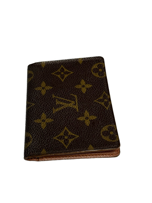 Suport card Louis Vuitton cu monogramă