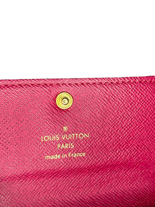 Suport cheie Louis Vuitton în monogram fuchsia