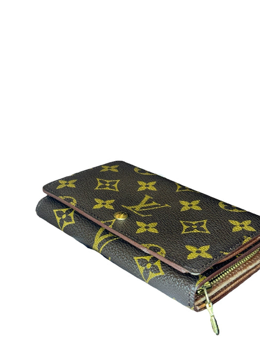 Louis Vuitton Portemonnaie Bier Tressor monogram folding wallet