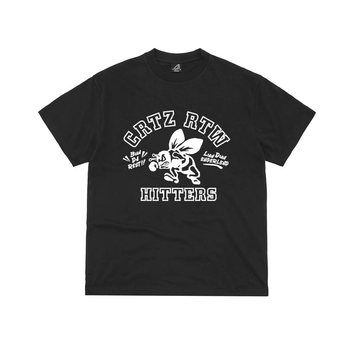 Corteiz The Hitters Tee Black White