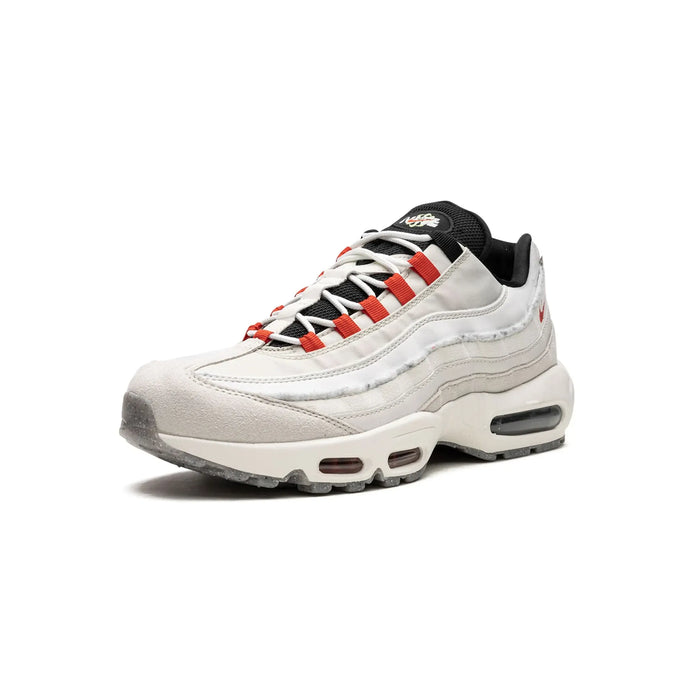 Nike Air Max 95 Light Bone Habanero Czerwone