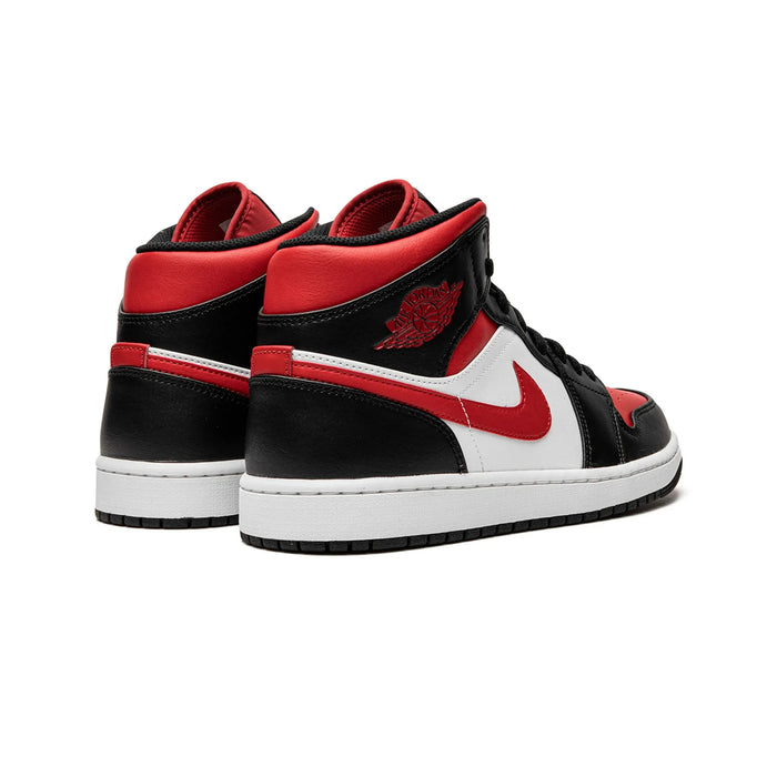 Jordan 1 Mid White Black Red (2022)