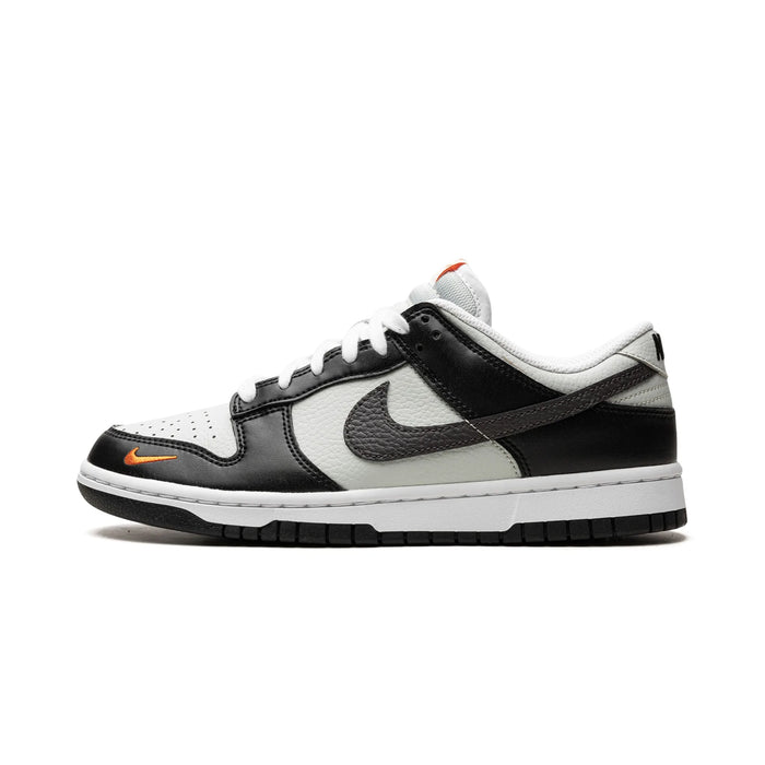 Nike Dunk Low Black Total Orange Mini Swoosh