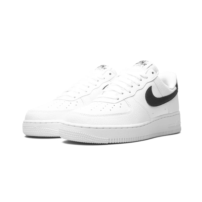 Nike Air Force 1 Low '07 White Black Pebbled Leather