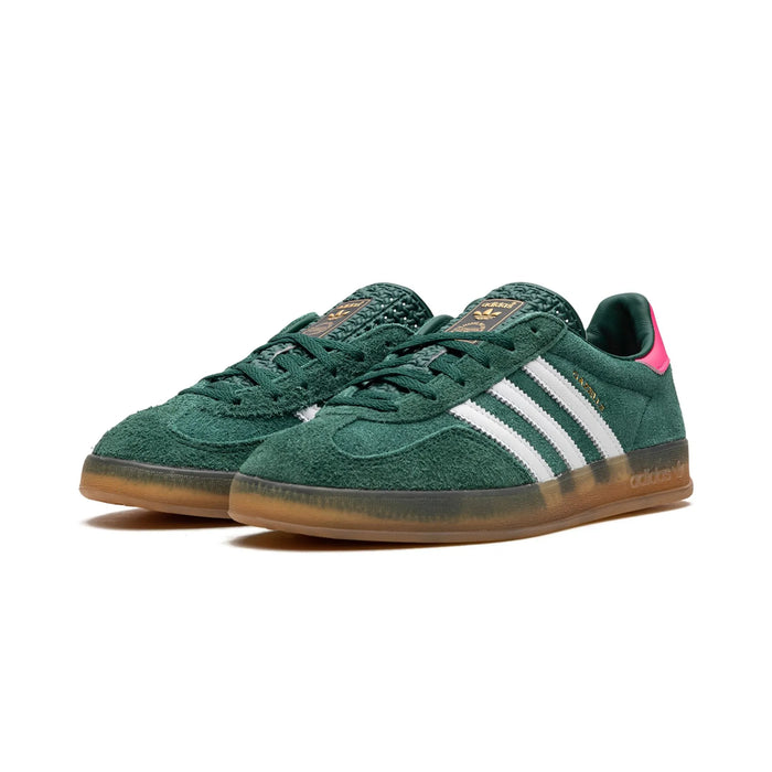 adidas Gazelle Indoor Collegiate Green Lucid Pink (femei)