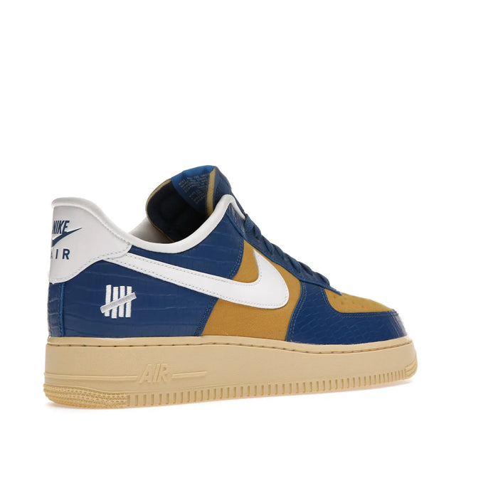 Nike Air Force 1 Low SP Undefeated 5 On It Blue Yellow Croc