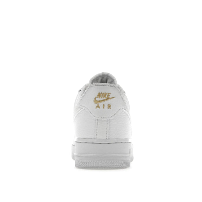 Nike Air Force 1 Low 07 Essential White Metallic Gold (Women's)