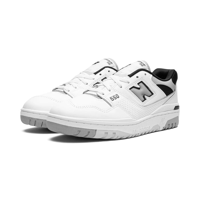 New Balance 550 White Concrete Black