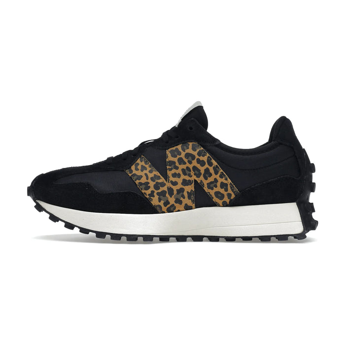 New Balance 327 Black Leopard Print White (Women's)