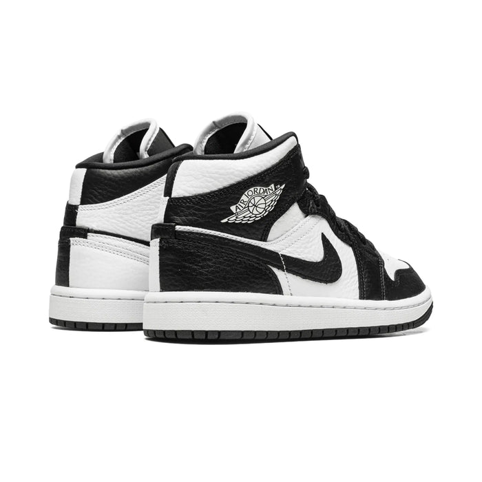 Jordan 1 Mid Split Negru Alb (Femei)