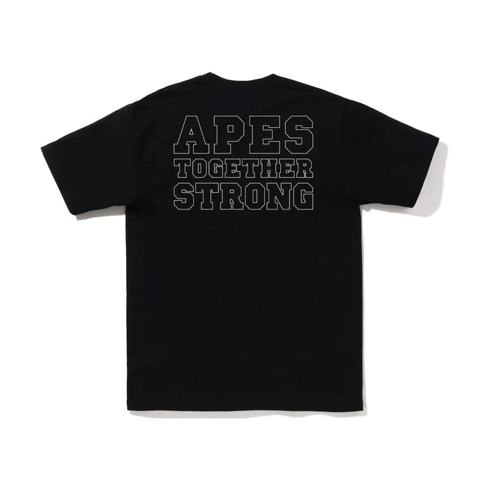 BAPE Bicolor College ATS Tee Black