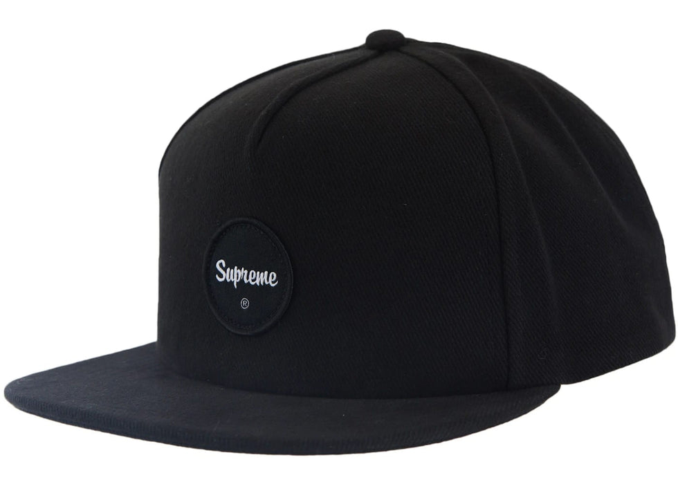 Supreme Twill Patch 5-Panel Black