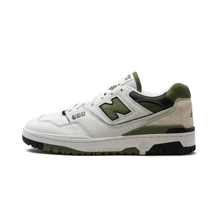 New Balance 550 White Dark Olivine