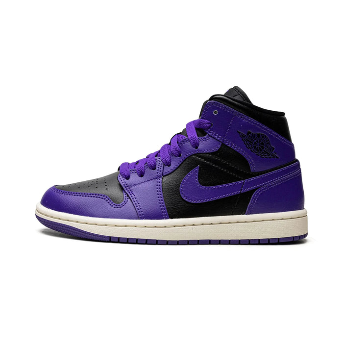 Jordan 1 Mid Purple Black (Women's)