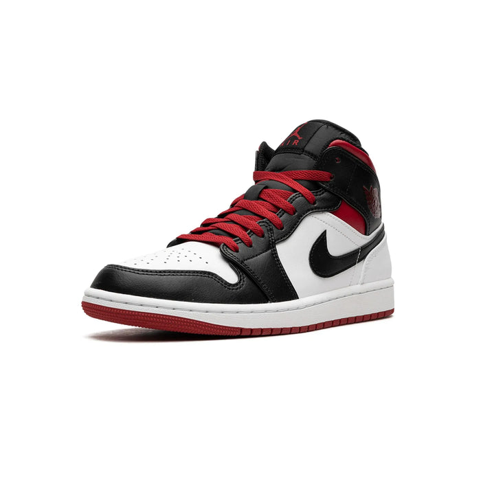 Jordan 1 Mid Gym Czerwone Czarne Palce