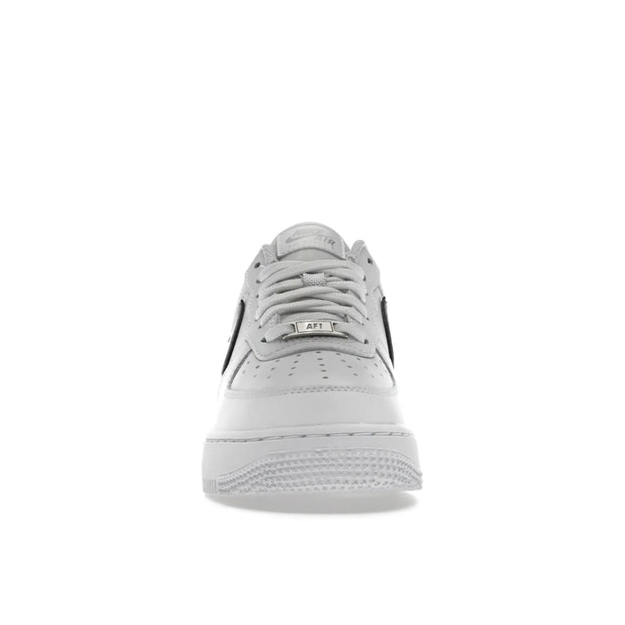 Nike Air Force 1 Low '07 Essential White Metallic Silver Black (Women's)