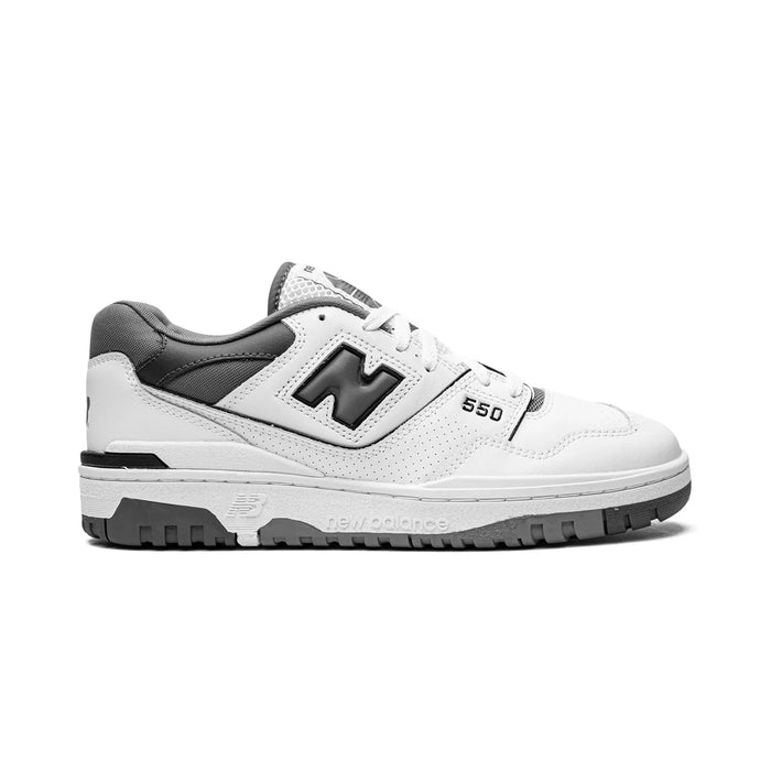 New Balance 550 alb gri gri închis