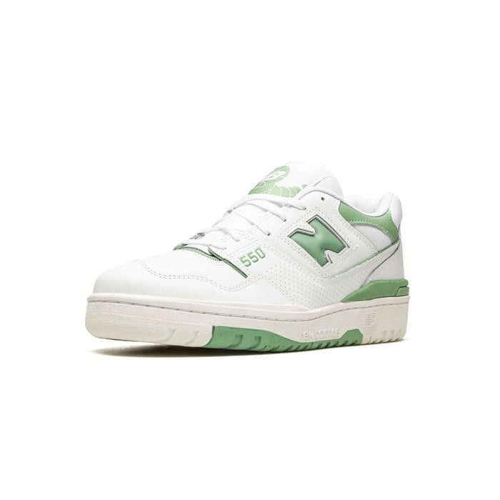 New Balance 550 alb verde mentă