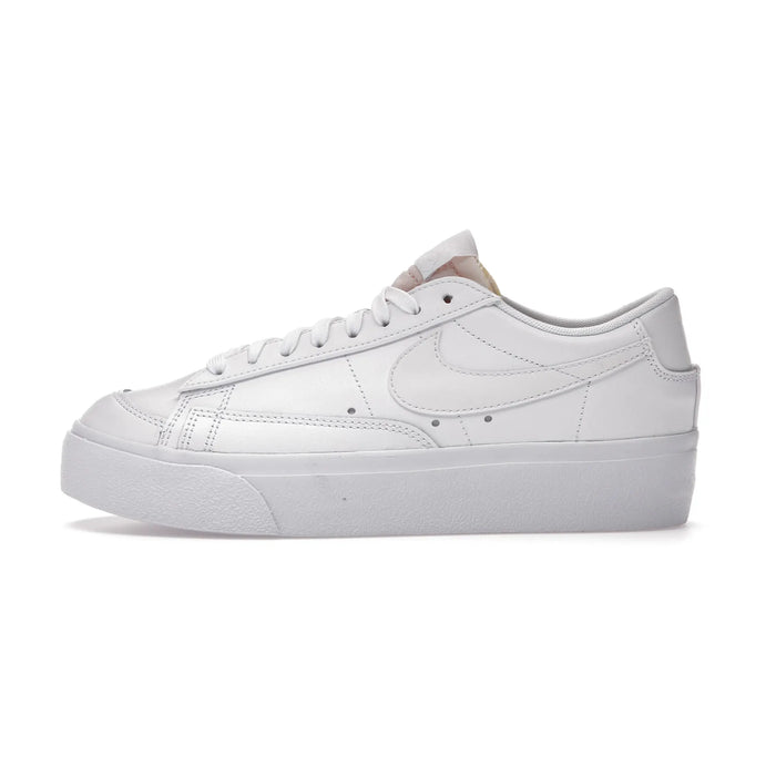 Nike Blazer Low Platform Triple White (Women's)