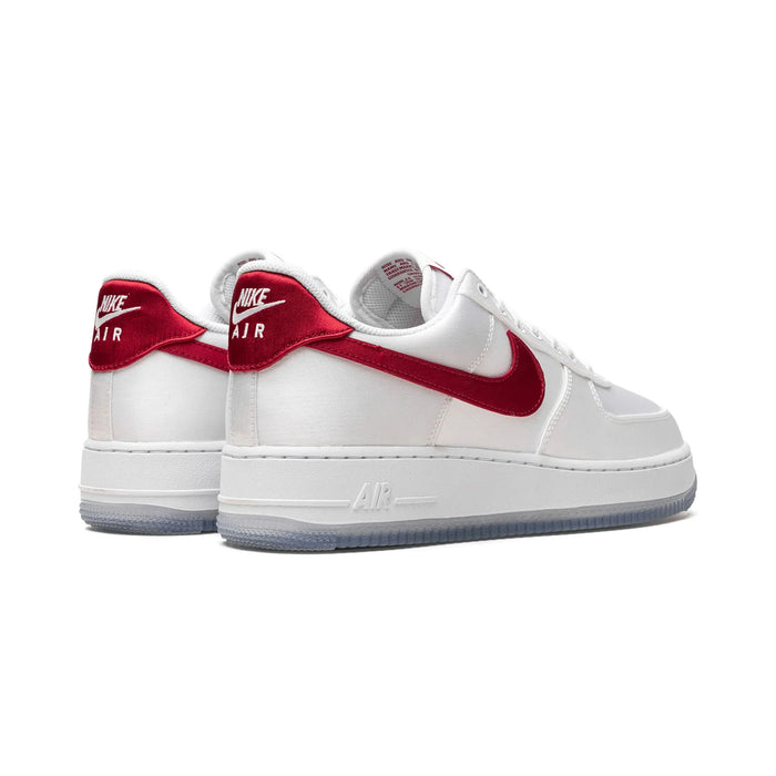 Nike Air Force 1 Low '07 Satin White Varsity Red (femei)