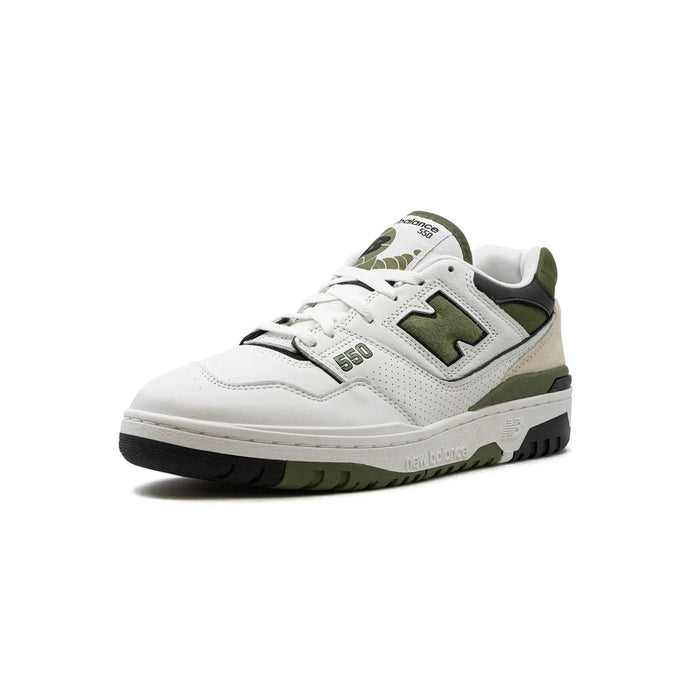 New Balance 550 White Dark Olivine