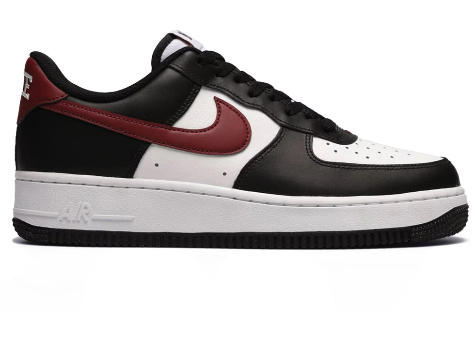 Nike Air Force 1 Low '07 Black White Dark Team Red