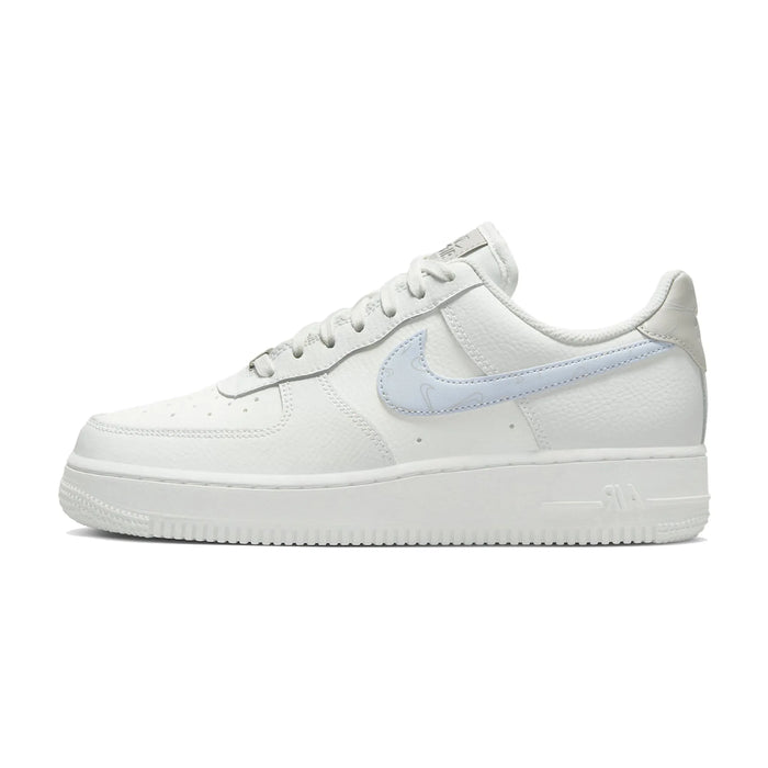 Nike Air Force 1 Low '07 Mini Swooshes Białe Piłkarskie Szare (Damskie)