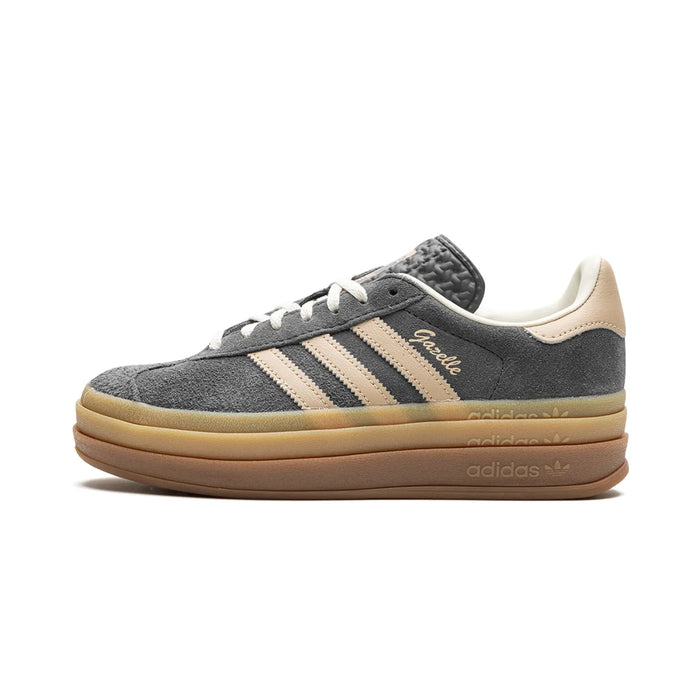 adidas Gazelle Bold Grey Magic Beige Gum (femei)