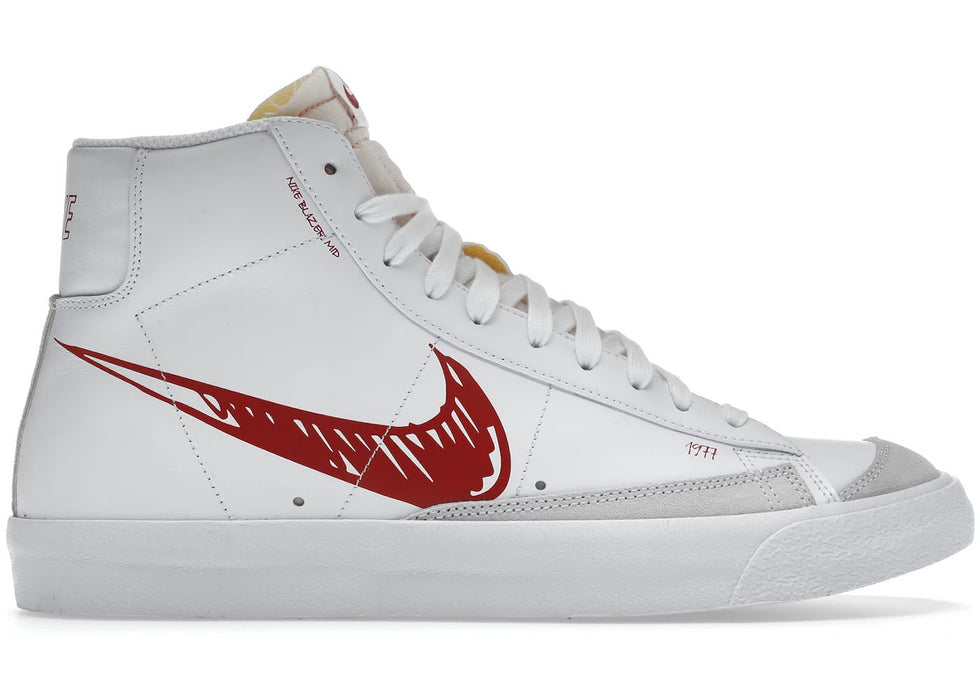 Nike Blazer Mid 77 Sketch White Red