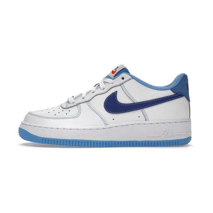 Nike Air Force 1 Low S50 Biały Uniwersytecki Niebieski (GS)