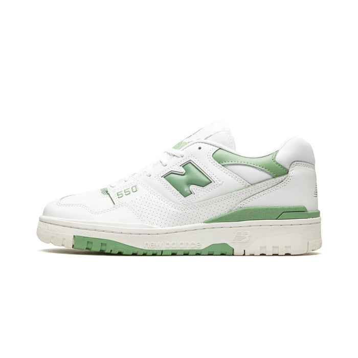 New Balance 550 Biała Miętowo-Zielona