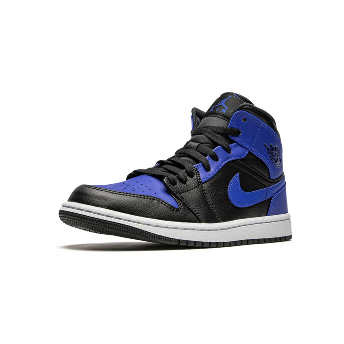 Jordan 1 Mid Hyper Royal Tumbled Leather