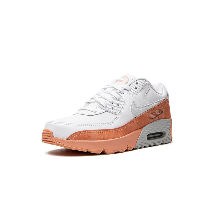 Nike Air Max 90 Skórzany Tęczowy Łosoś (GS)