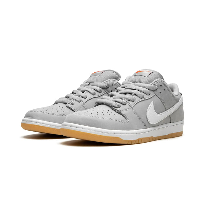 Nike SB Dunk Low Pro ISO Pomarańczowa etykieta Wolf Grey Gum