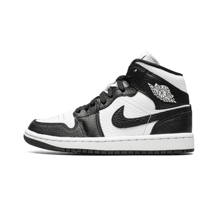 Jordan 1 Mid Split Negru Alb (Femei)