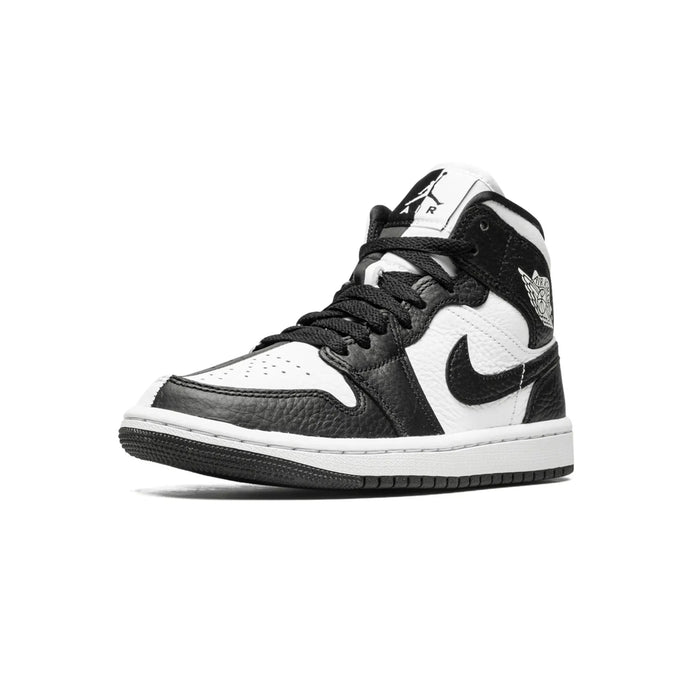 Jordan 1 Mid Split Negru Alb (Femei)