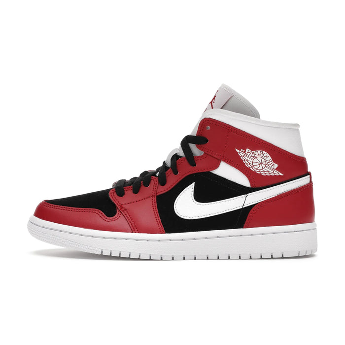 Jordan 1 Mid Gym Red Black (Women's)