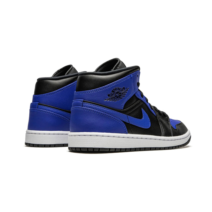 Jordan 1 Mid Hyper Royal Tumbled ze skóry