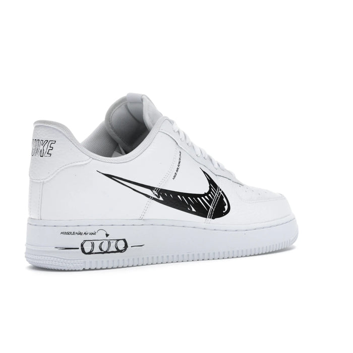 Nike Air Force 1 Low Sketch White Black