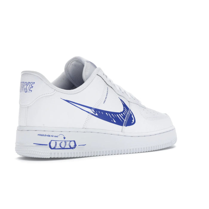 Nike Air Force 1 Low Sketch White Royal