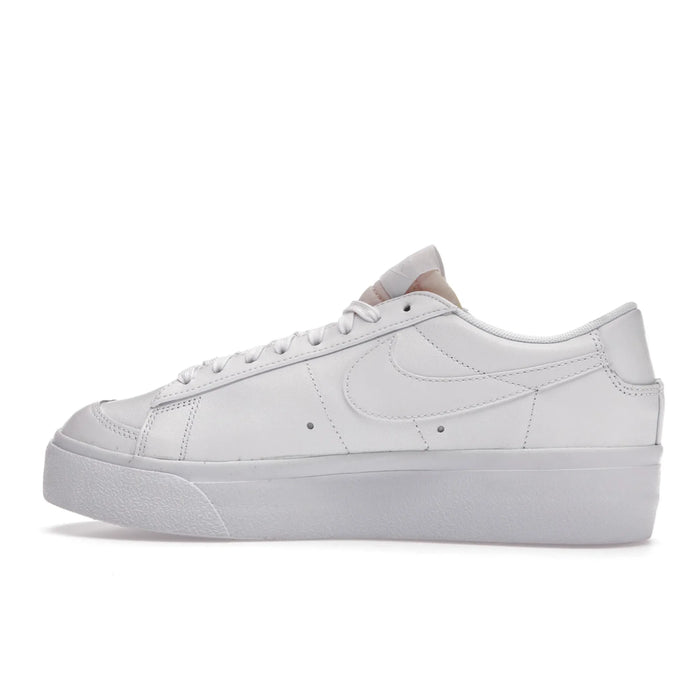 Nike Blazer Low Platform Triple White (Women's)