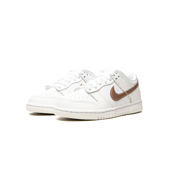 Nike Dunk Low Biały Różowy (GS)