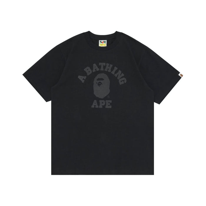 BAPE College Tee Triple Black