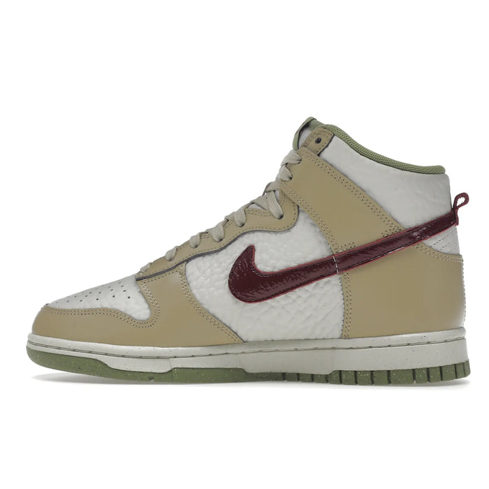 Nike Dunk High Tumbled Tan alb maro (femei)