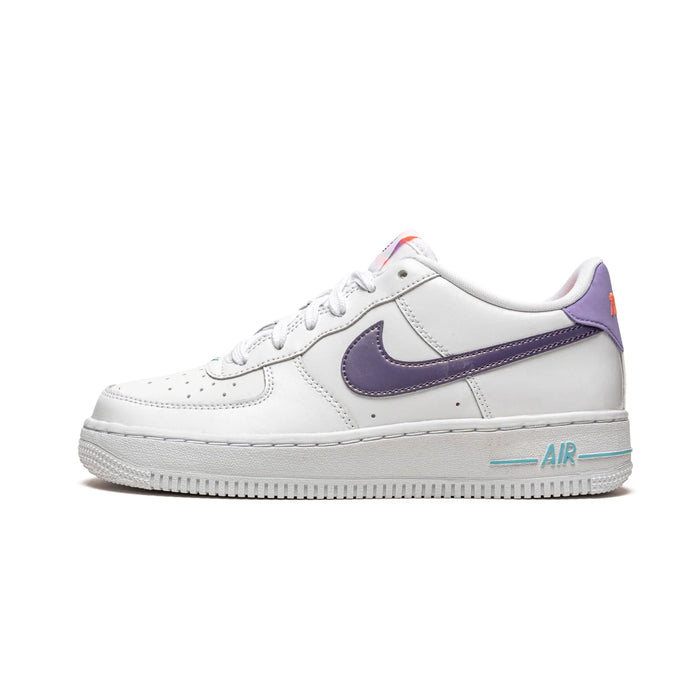 Nike Air Force 1 Low LV8 White Dark Purple (GS)