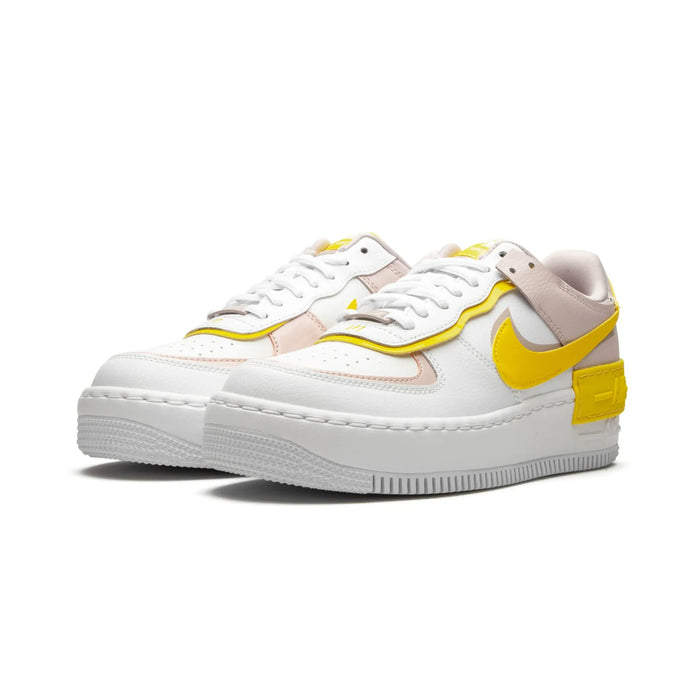 Nike Air Force 1 Low Shadow White Barely Rose Speed ​​​​Żółty (damskie)