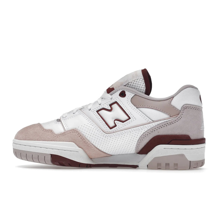 New Balance 550 White Scarlet (Women's)