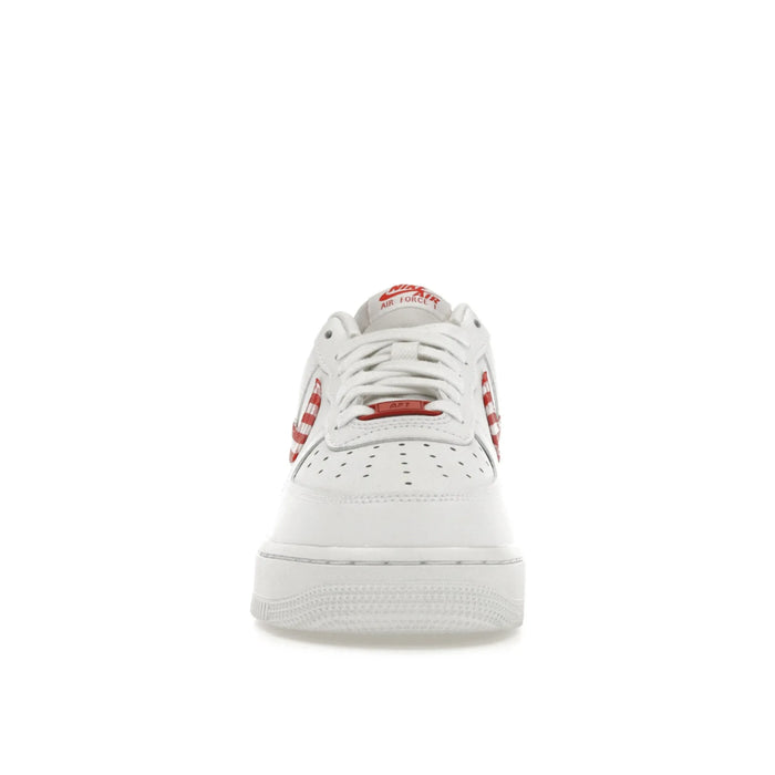 Nike Air Force 1 Low '07 Essential White Mystic Red Gingham (Women's)